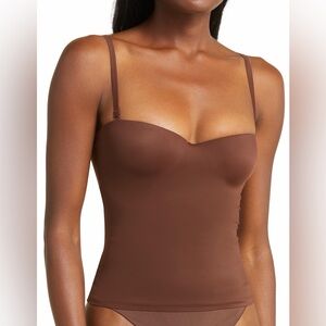 SKIMS Brown Shapewear Top
